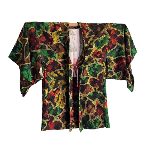 Yasuko Bloom Hauri from Vintage Hand Painted Japanese Kimono Silk JANM - Picture 1 of 11